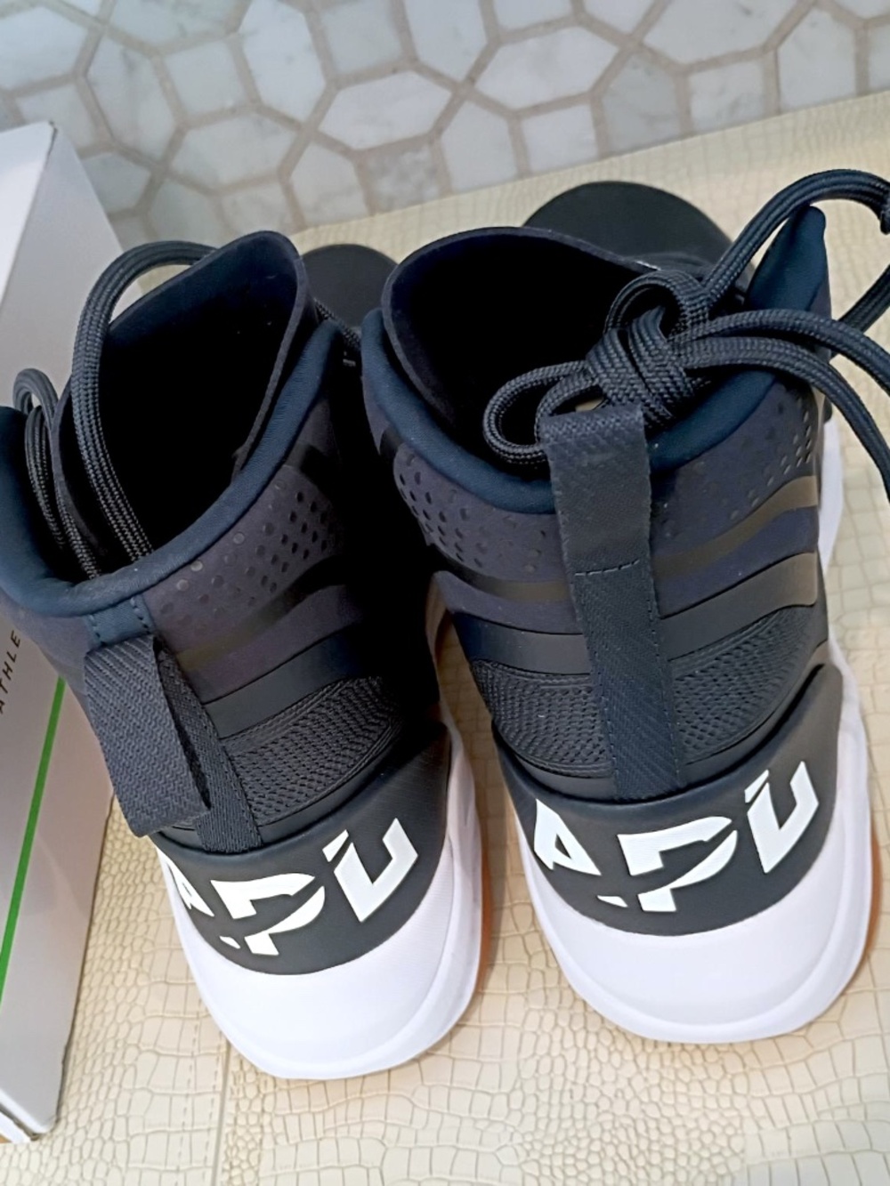 APL Techloom Defender Hi-Top Sneakers Midnight Logo MSRP $345 NIB MINT Fire! - Picture 6 of 8